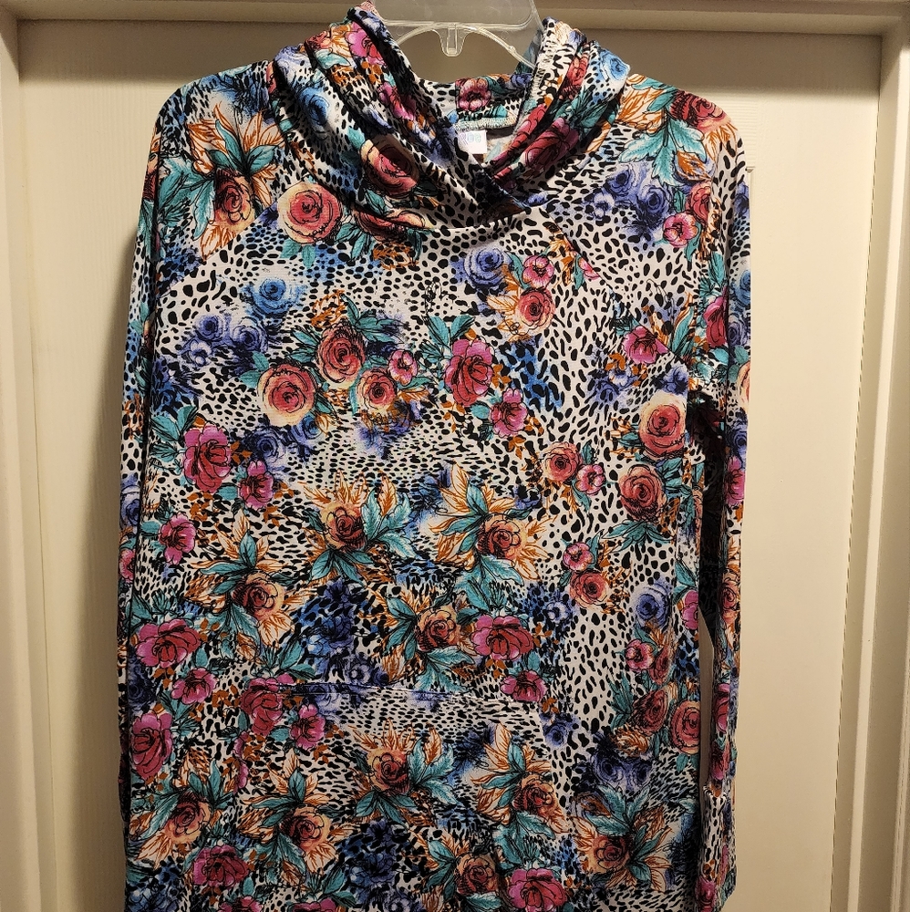 NWOT LuLaRoe Leopard Floral Amber (M)